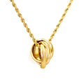 Twist & Shine Pendant Necklace