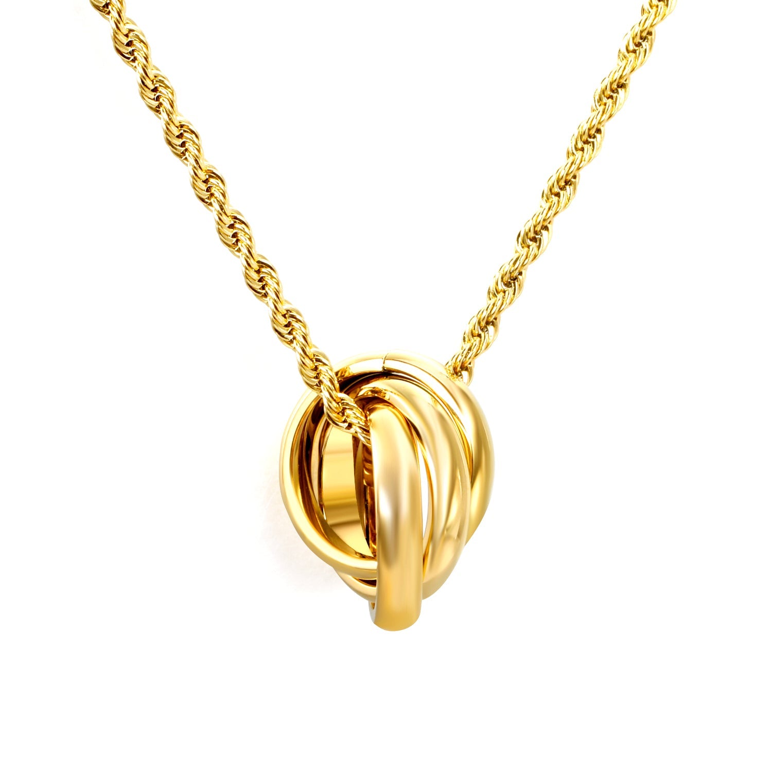 Twist & Shine Pendant Necklace