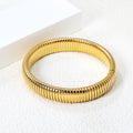 Gilded Grace Stretch Bangle