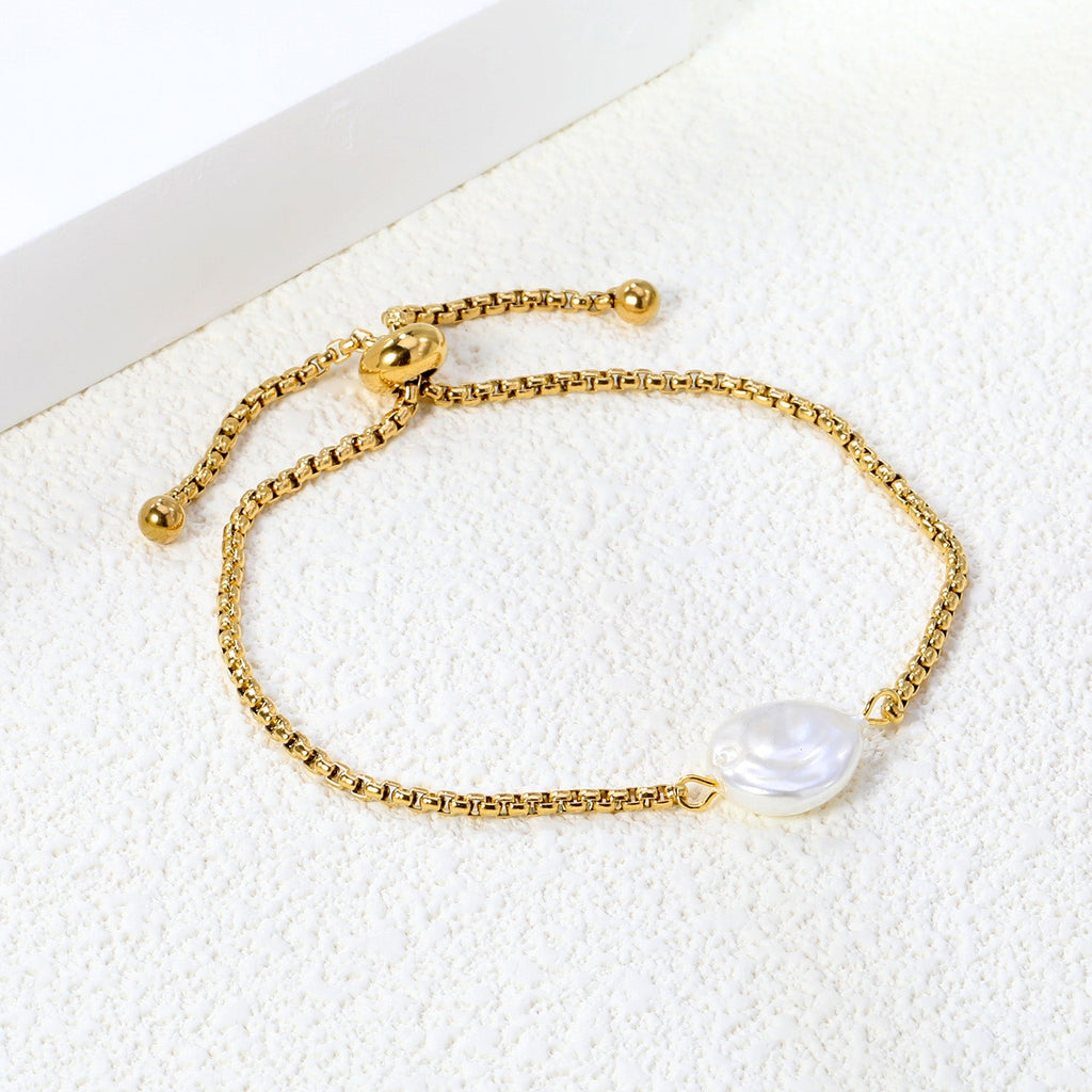 Pearl & Gold Harmony Bracelet