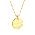 Circle Pendant Personalization Necklace