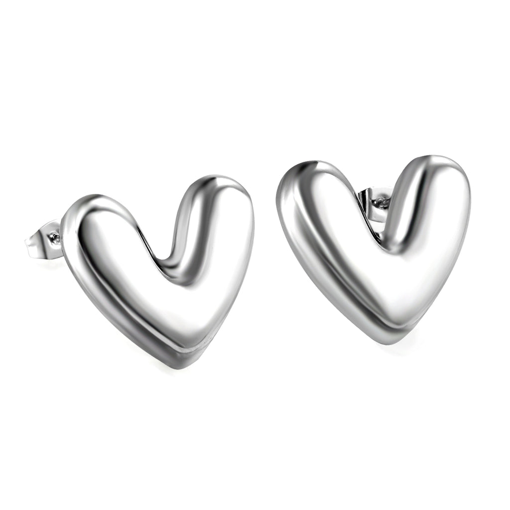 Classic Heart Studs