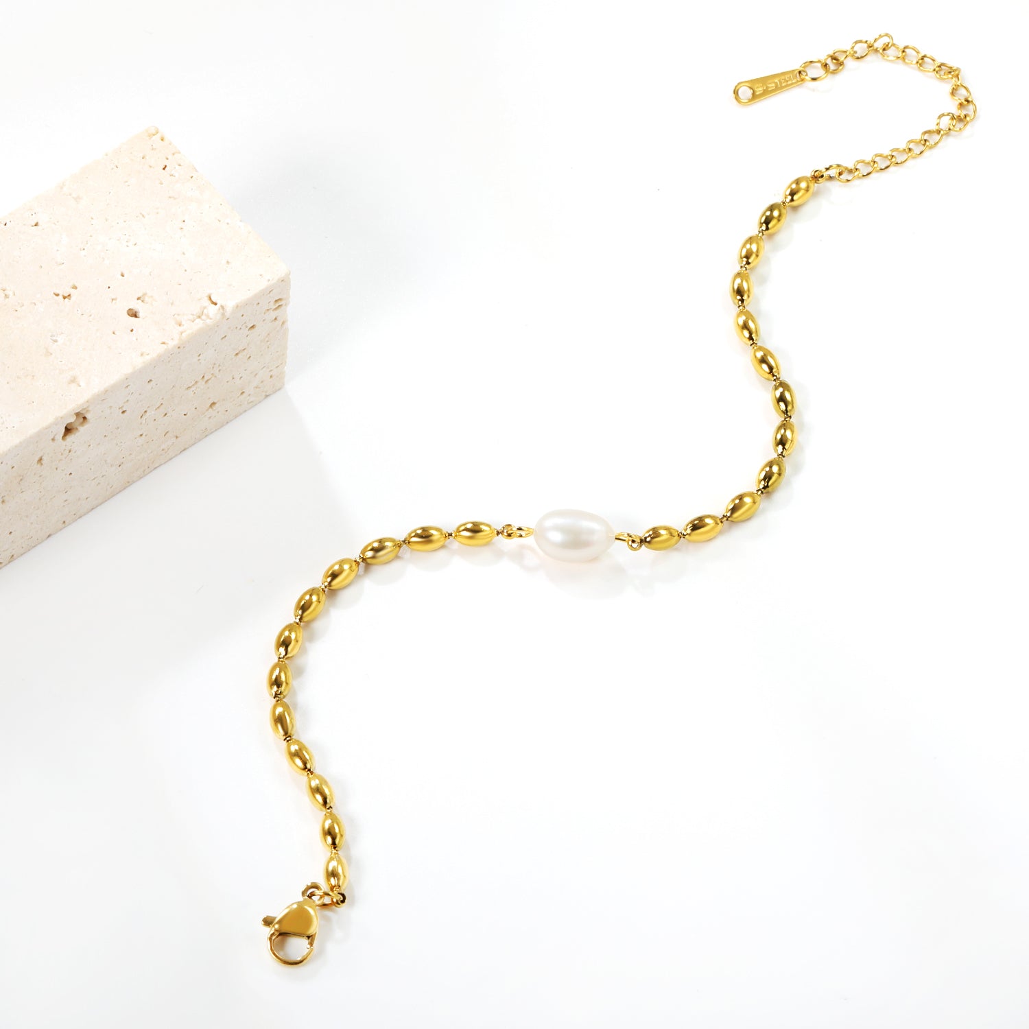 Wheat Pearl Harmony Bracelet