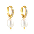 Pearl And Diamond Harmony Earrings