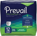Prevail Daily Disposable Underwear 2X-Large (12/Pack)