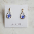 Boucles d'oreilles Blu - goutte (médium)