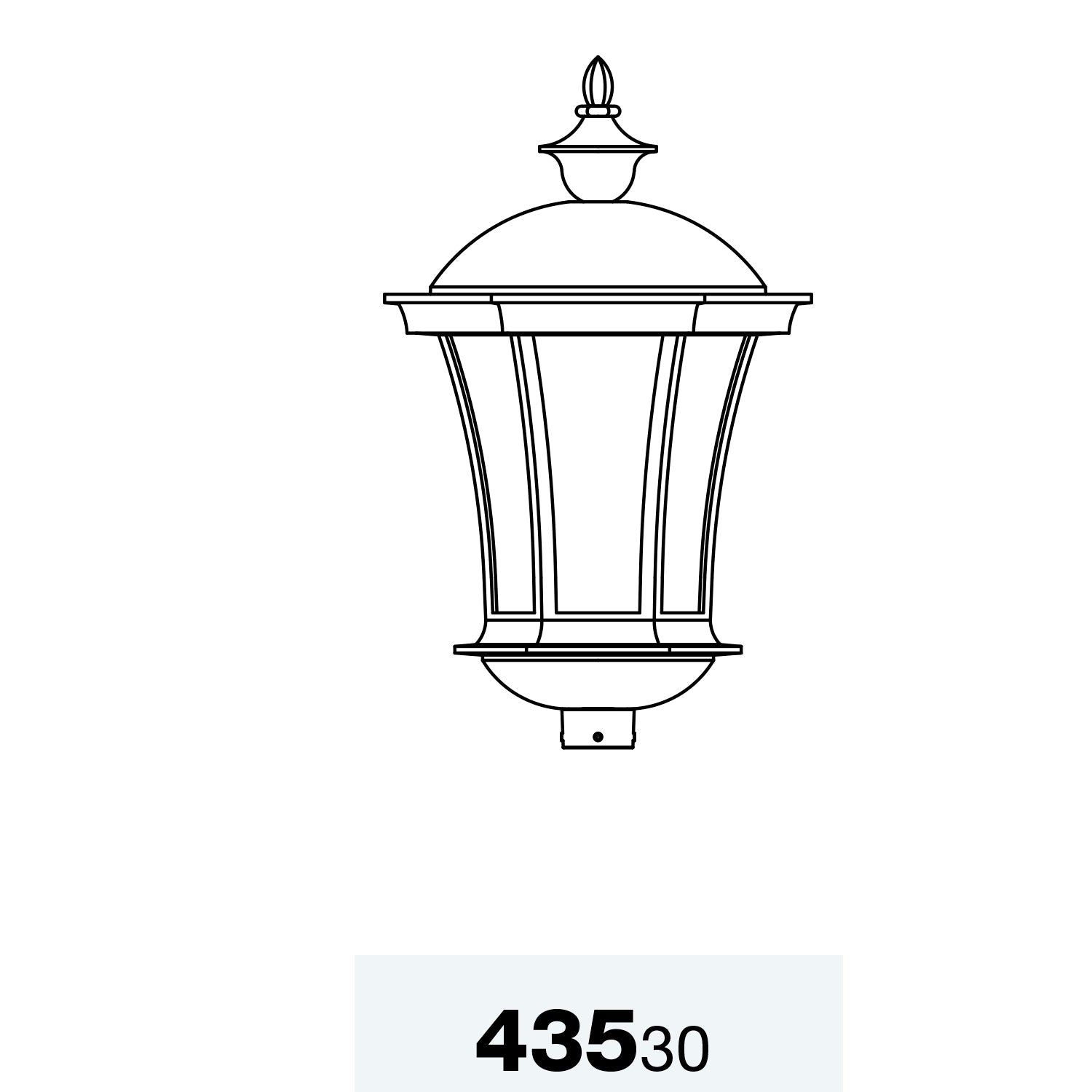 Westminster - Tête de poteau format très grand - 43530
