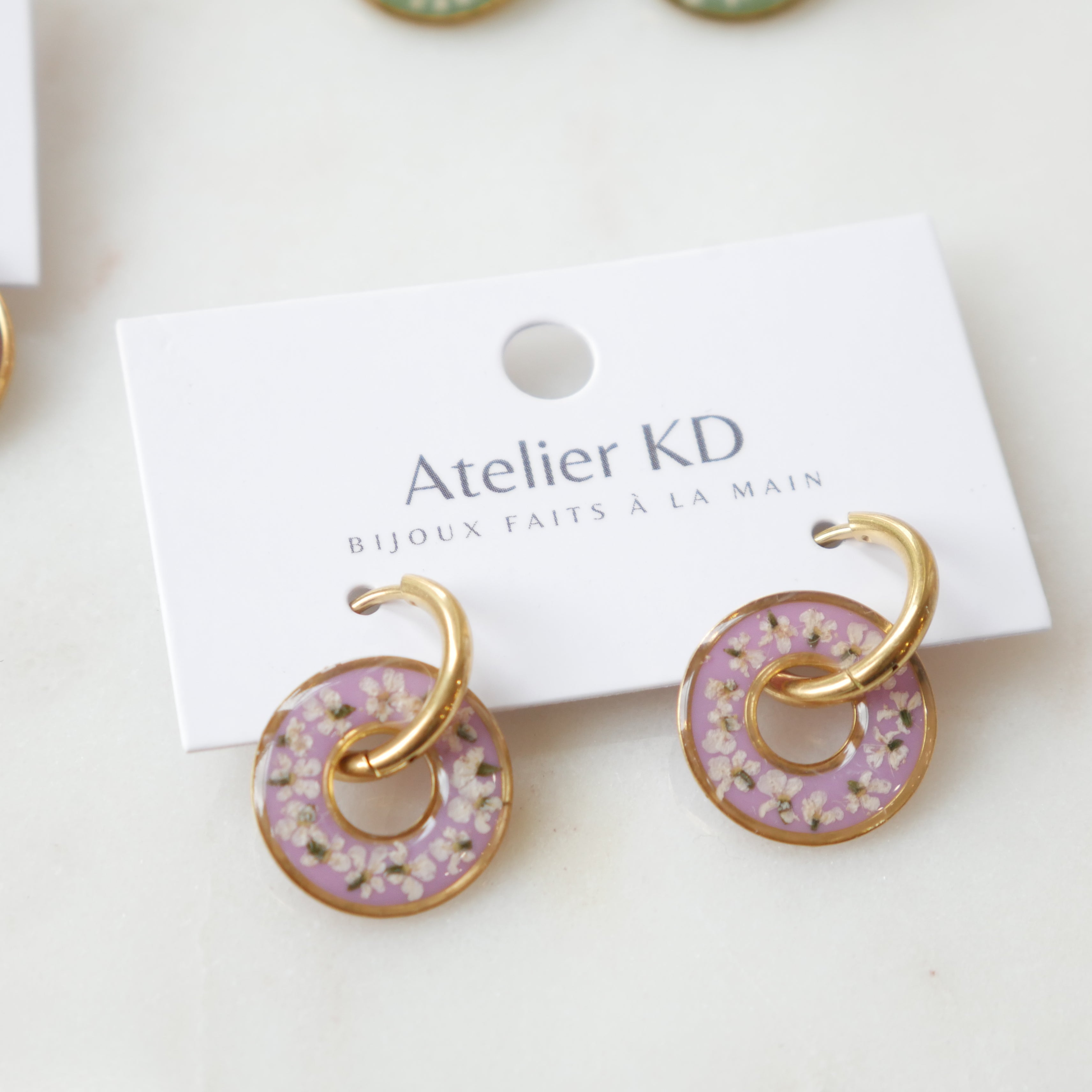 Boucles d'oreilles Dona (moyen 20mm) - Édition spéciale automne 2025