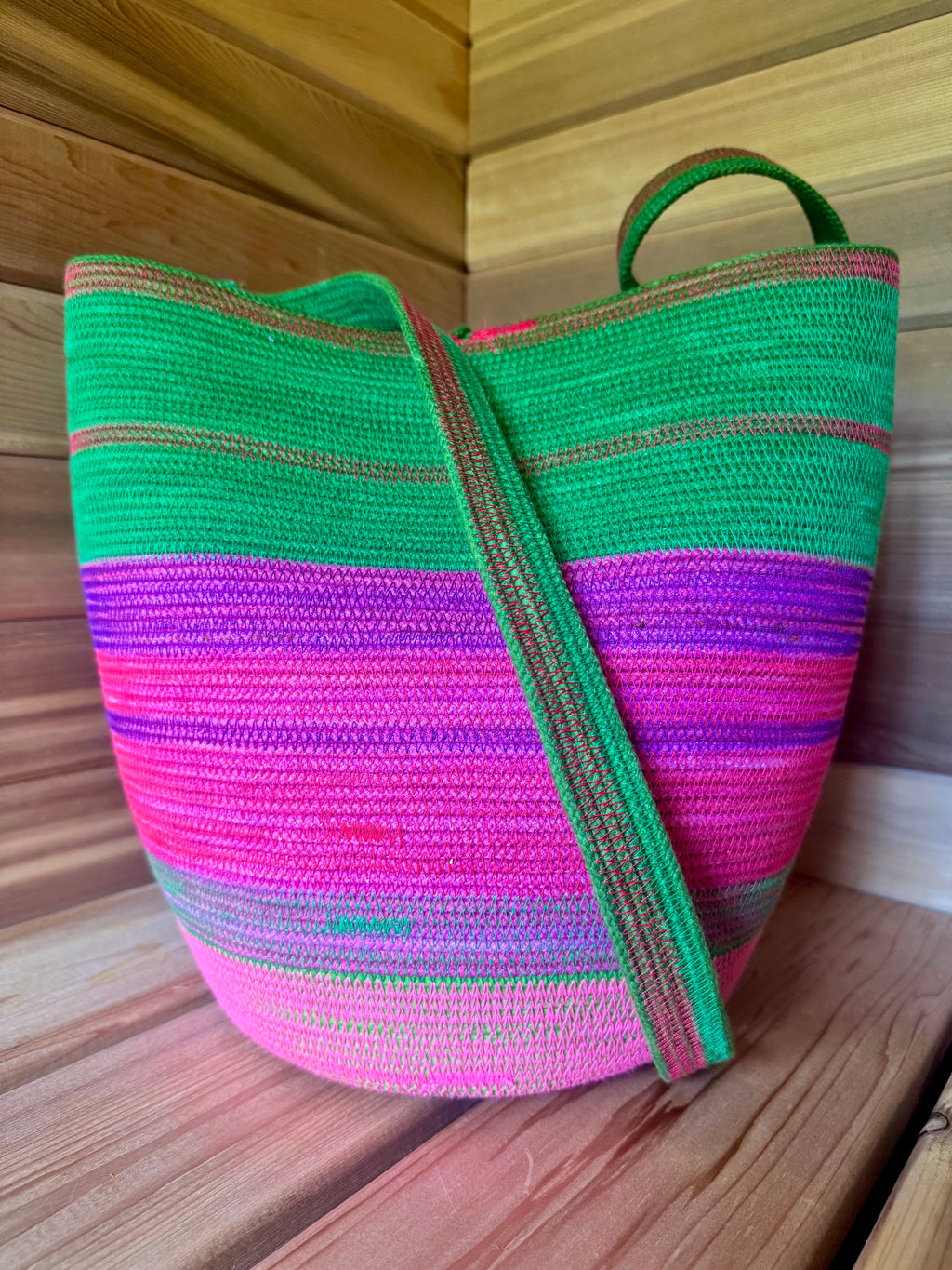 Watermelon Sugar Foraging Basket - New Short Strap