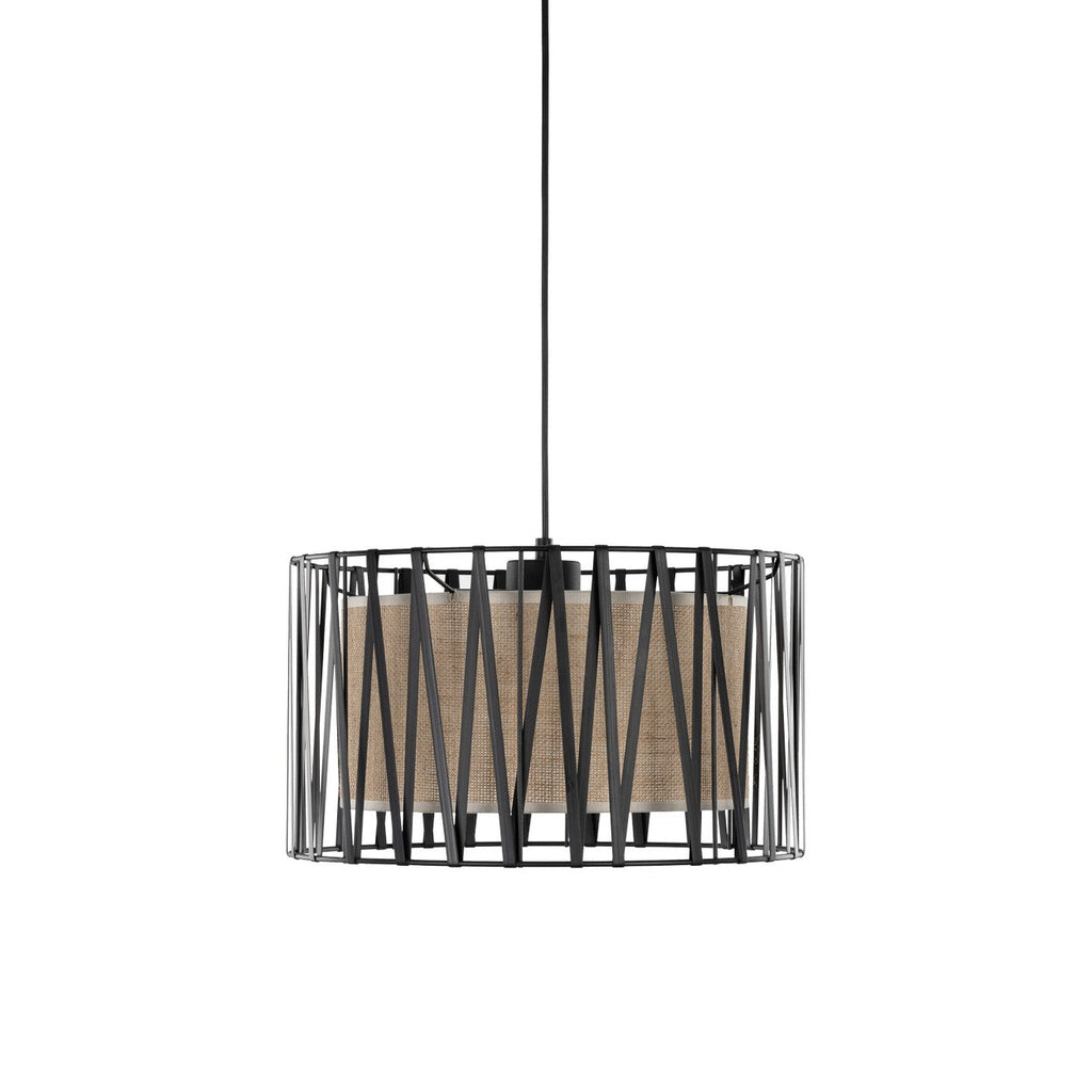 HARMONY NATURE Woven Jute Pendant Light for Dining Room, Bedroom & Living Room