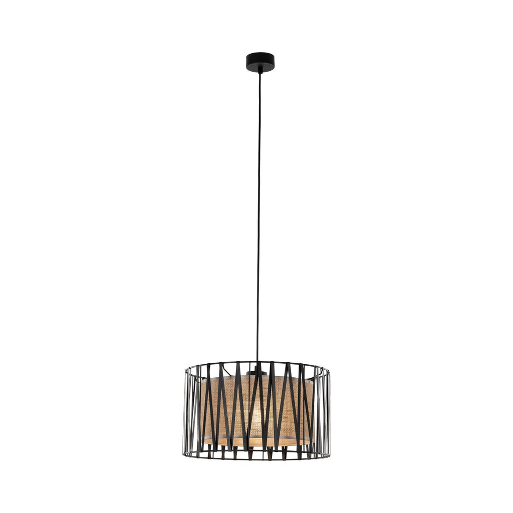 HARMONY NATURE Woven Jute Pendant Light for Dining Room, Bedroom & Living Room