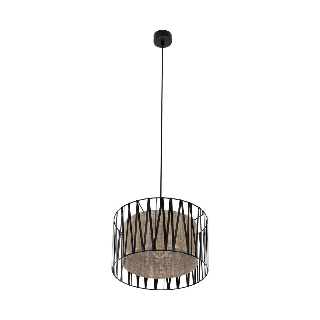 HARMONY NATURE Woven Jute Pendant Light for Dining Room, Bedroom & Living Room