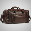 MET Premium Leather Small Duffle Bag. Urban Weekend Carry-On
