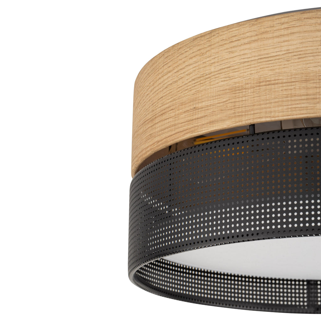 NICOL Scandinavian Flush Mount Ceiling Light for Hallway, Bedroom & Kitchen