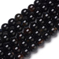 Black Agate B Grade Gemstone Bead