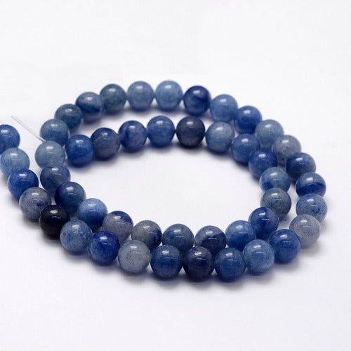 Blue Aventurine Gemstone Beads