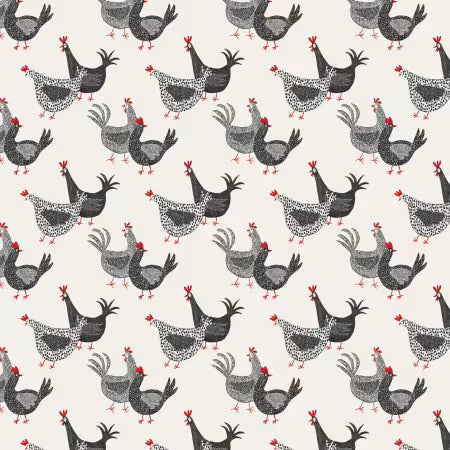 Hen House - Cream Roosters and Hens - 55250101-01
