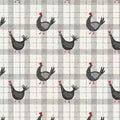 Hen House - Cream Chicken Plaid - 55250102-01
