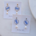 Boucles d’oreilles Perla - Mia - hexa (moyen)