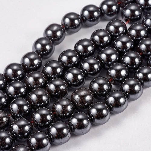 Hematite Black Gemstone Bead