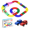 PicassoTiles - PicassoTiles 30pc Magnetic Race Track Building Set