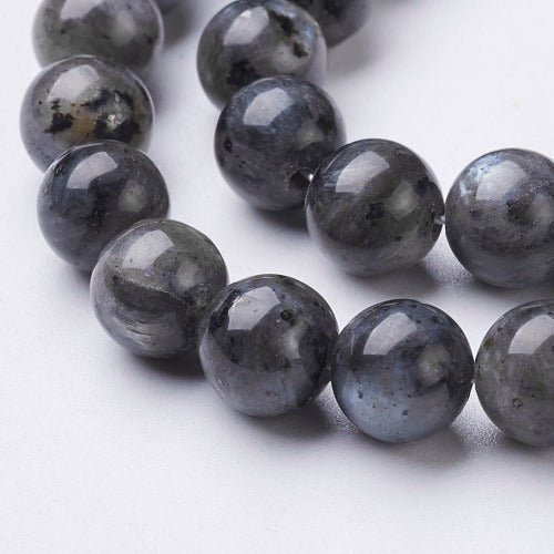 Larvikite Gemstone Beads