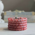 Cherry Quartz Gemstone Bracelet
