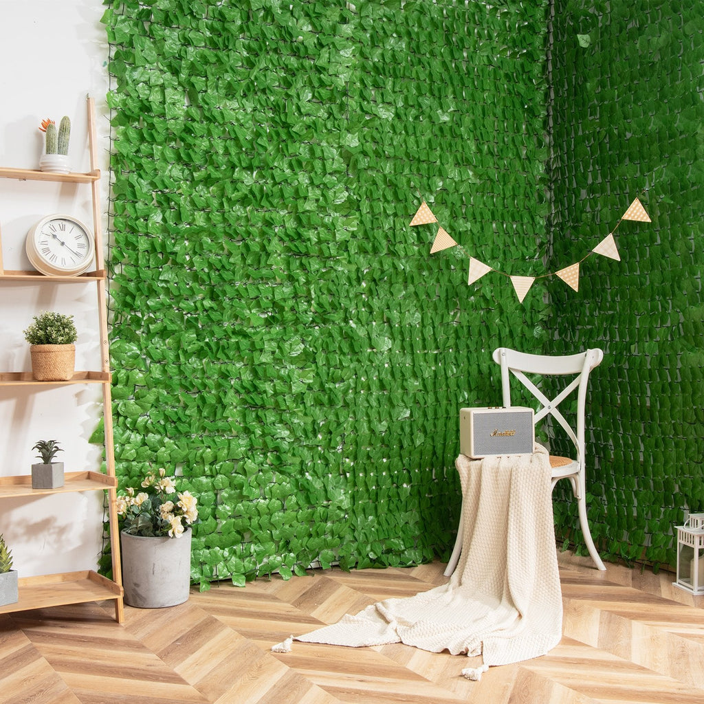 118 x 39 Inch Artificial Ivy Privacy Fence for Fence and Vine Decor