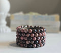 Rhodonite Gemstone Bracelet
