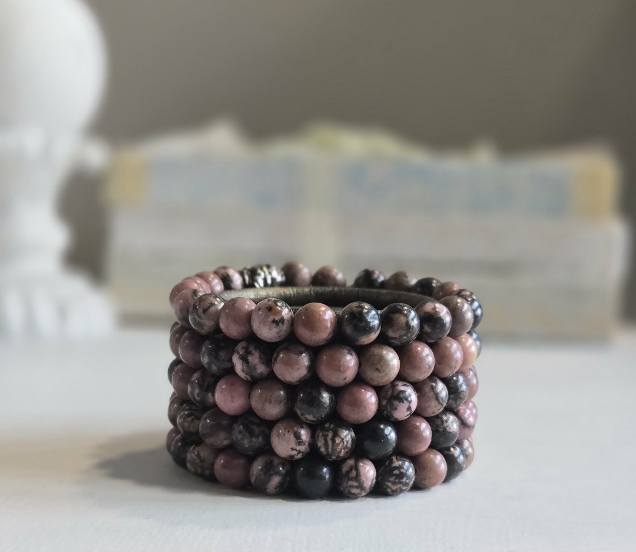 Rhodonite Gemstone Bracelet