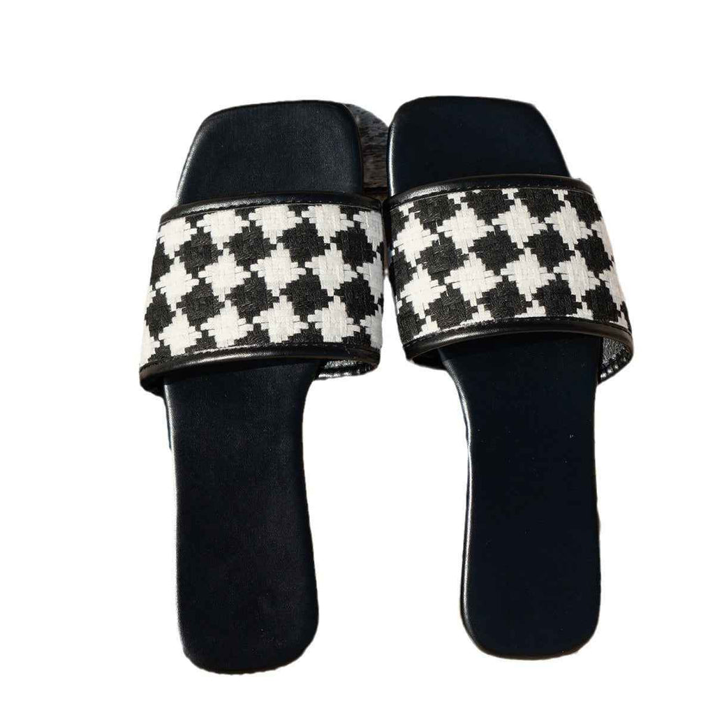 Casual Chessboard Plaid Beach Sandals