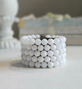 White Jade Gemstone Bracelet