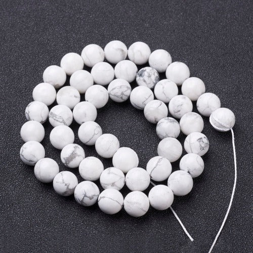 Howlite Gemstone Beads