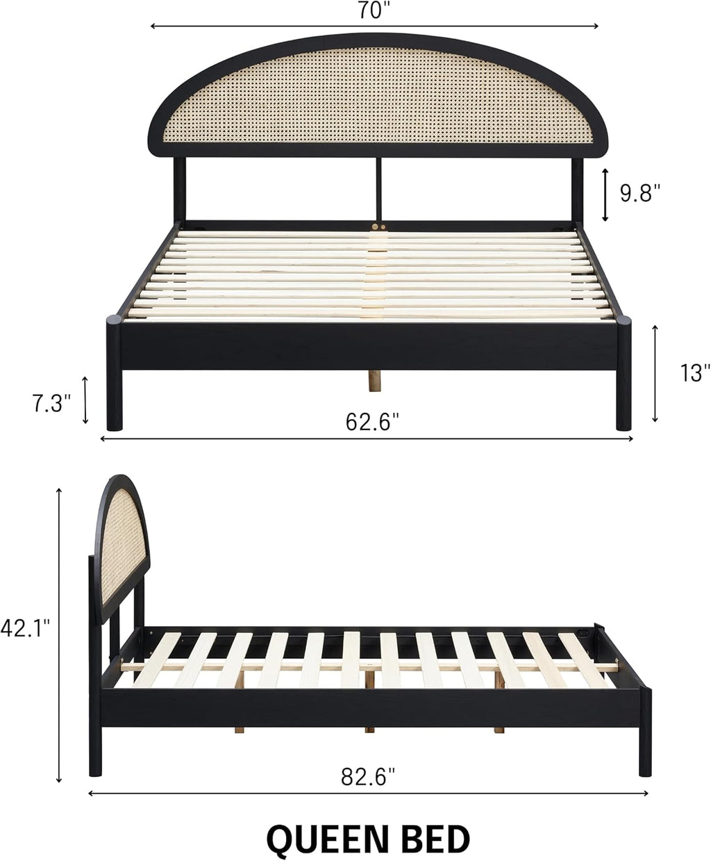 Gem Wooden Bed Frame