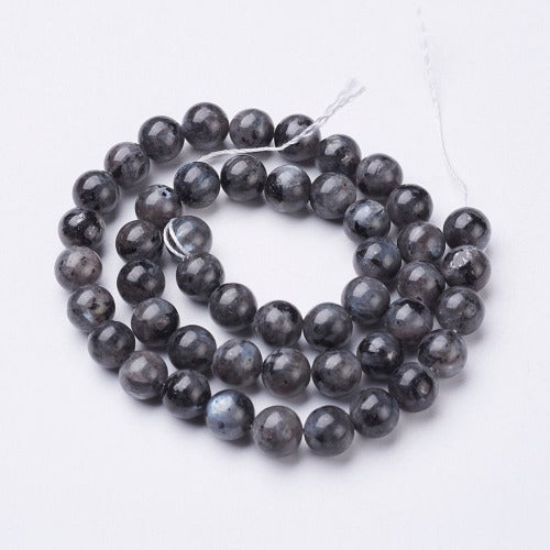 Larvikite Gemstone Beads