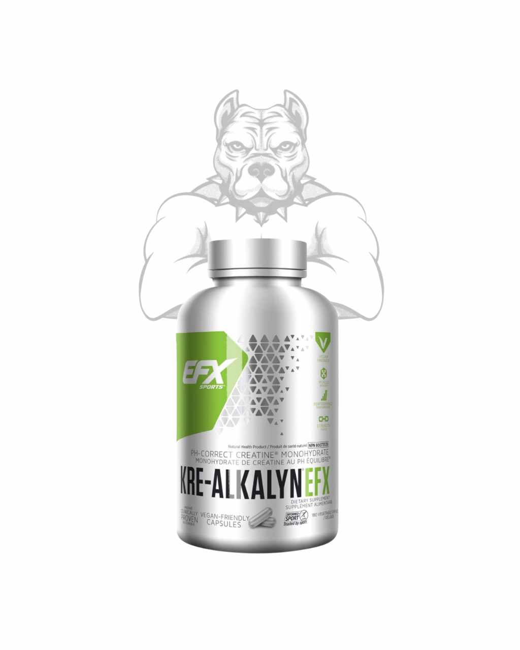 EFX Sports Kre-Alkalyn Premium Creatine Supplement