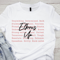 Elbows Up UV DTF/DTF TRANSFER