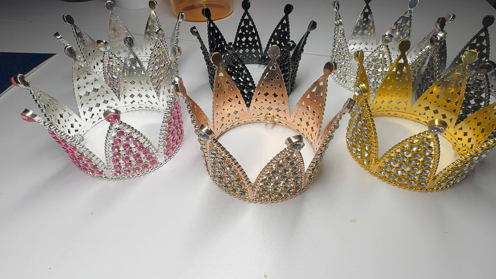 Tumbler Crown - Sparkle Rhinestone Topper