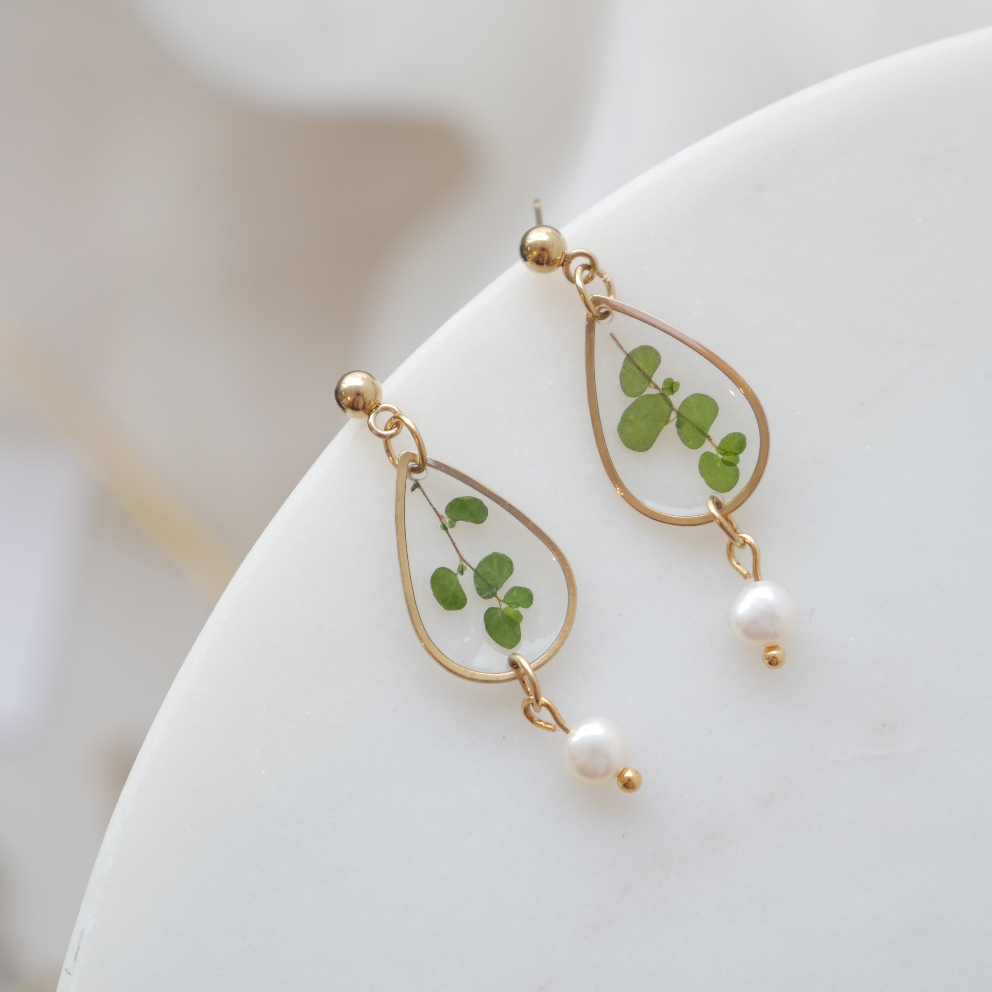 Boucles d’oreilles Chloé - goutte (moyen)