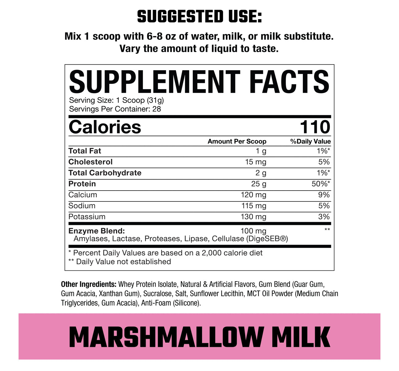 Axe & Sledge Farm Fed Whey Isolate Protein Powder