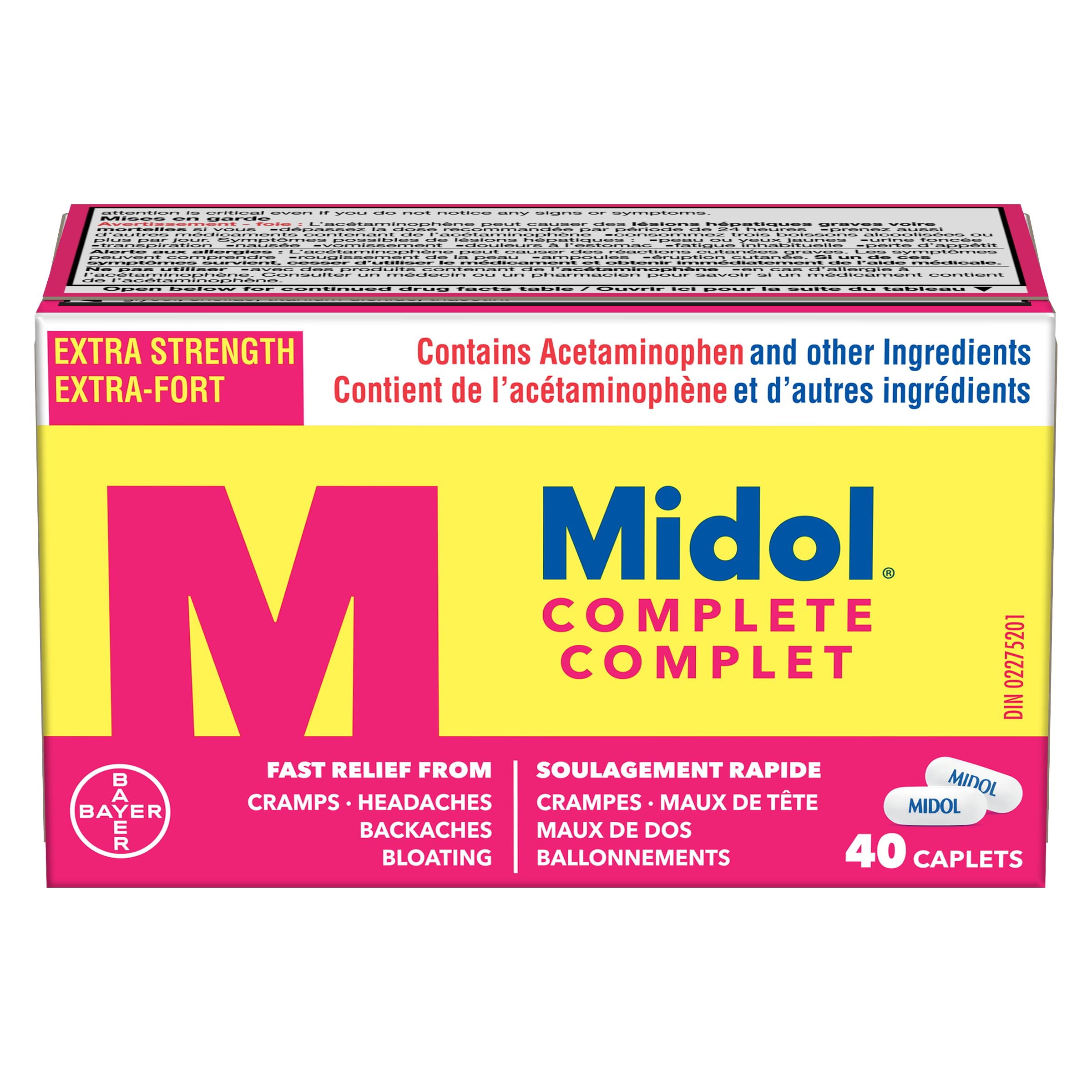 Midol Complete 500mg - 40 tablets