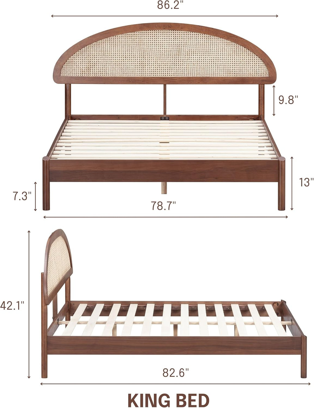 Gem Wooden Bed Frame
