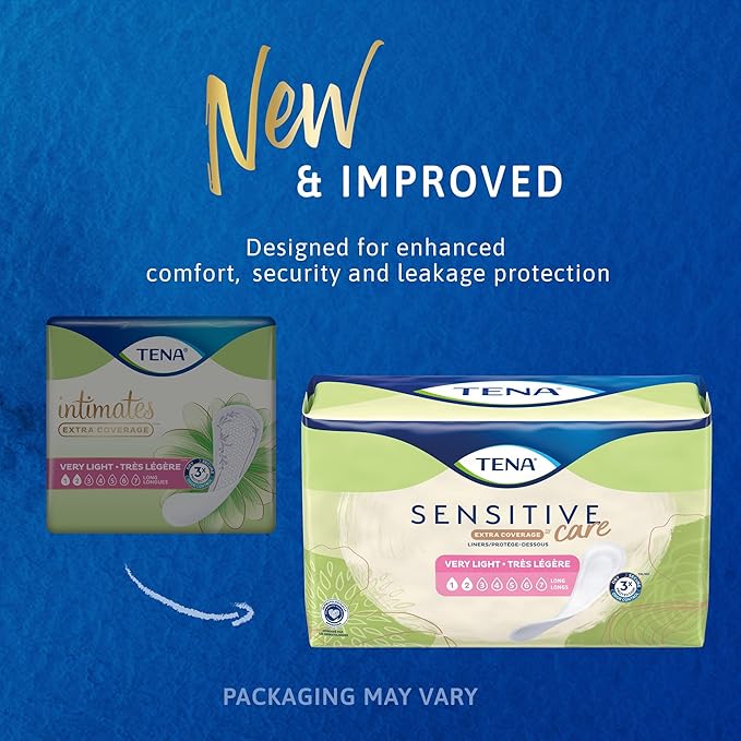 TENA Very Light Female Incontinence Pads Extra coverage 50 count