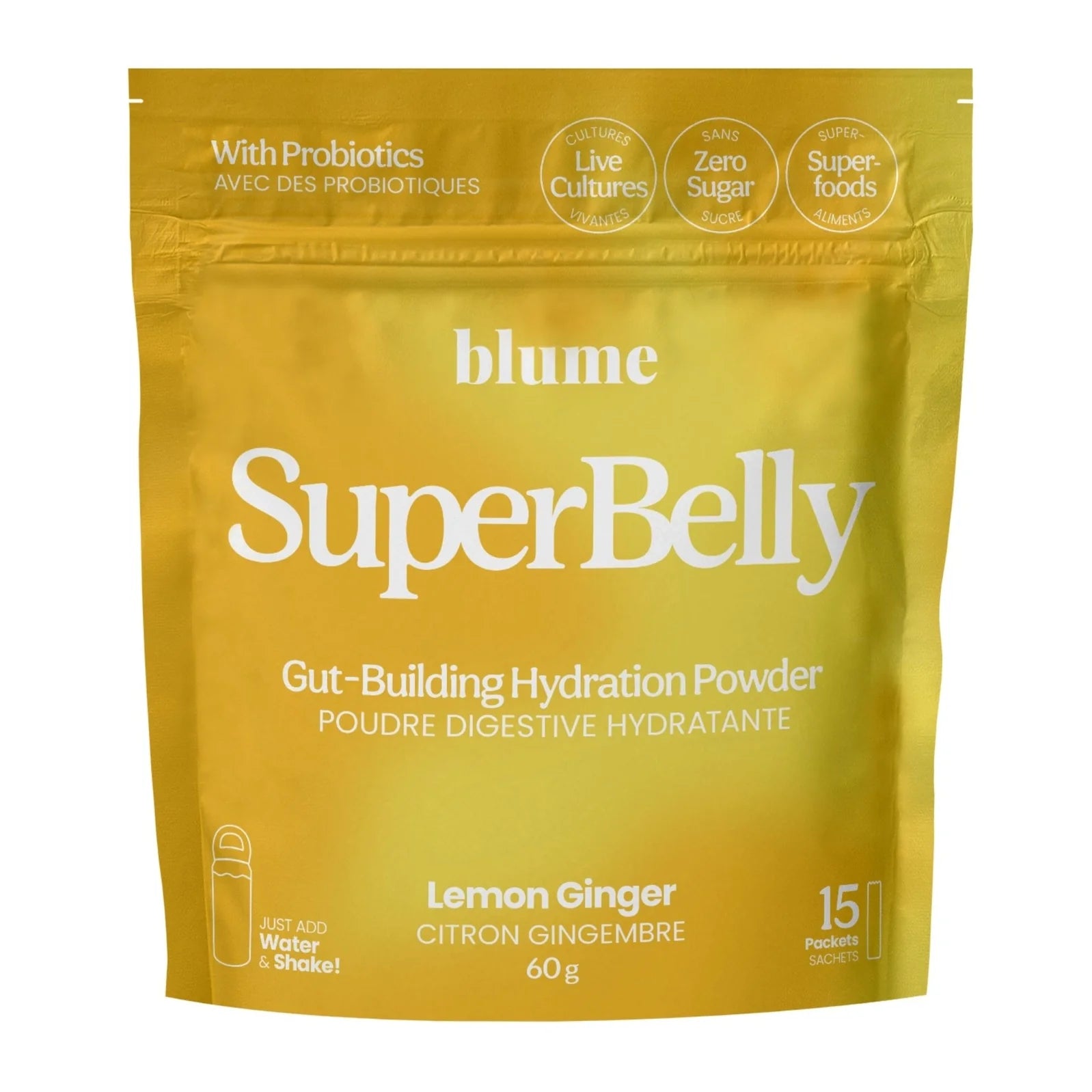 Superbelly Hydration & Gut Mix | Lemon Ginger | Blume