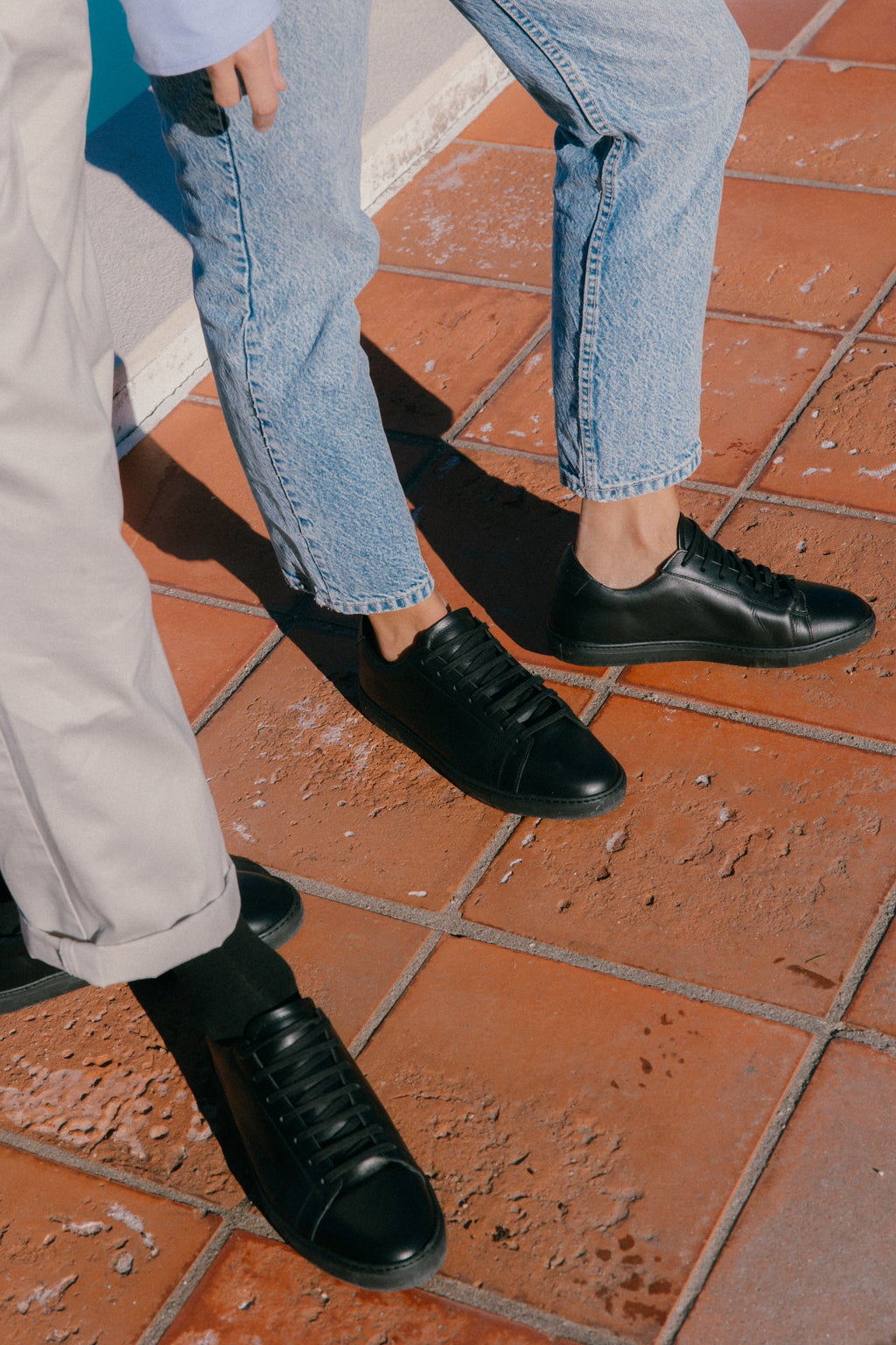 Black Calfskin Città Sneaker