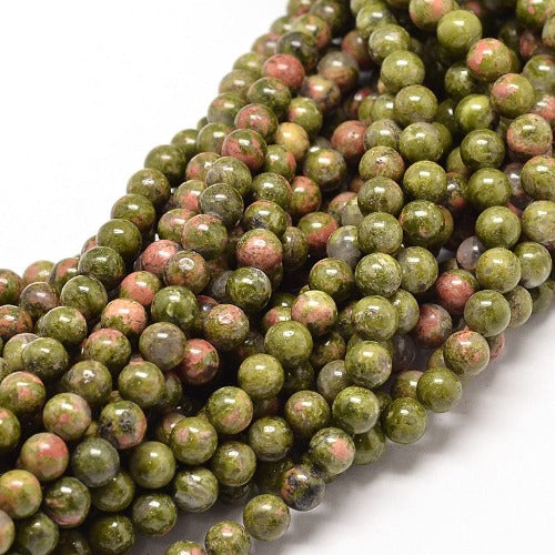 Unakite Gemstone Beads