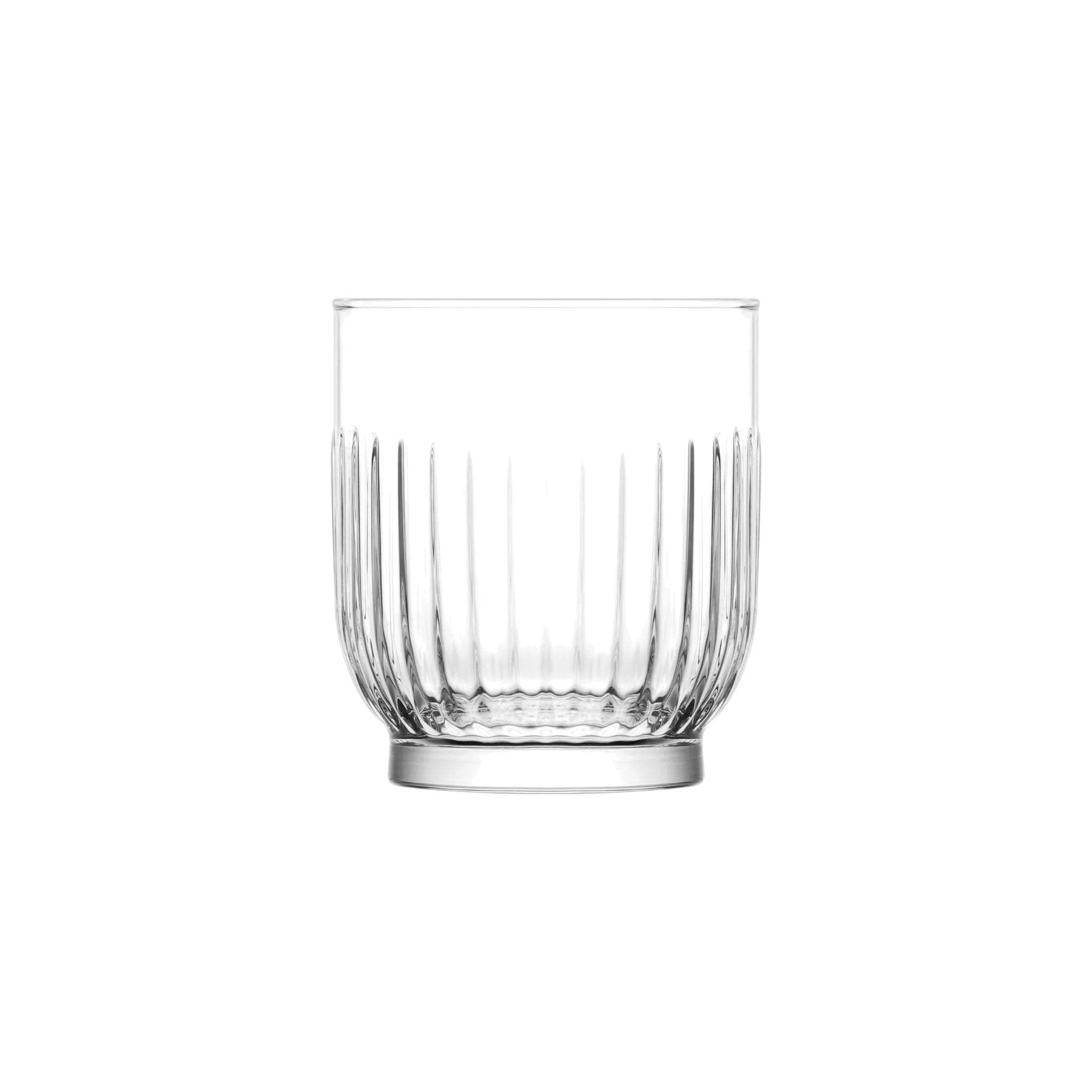 Ribbed Whisky Glasses 11oz - LAV TOKYO - Set of 6