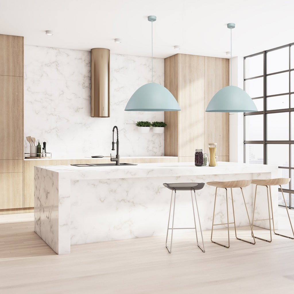 FARO Large Dome Pendant Light for Kitchen Island & Dining Table
