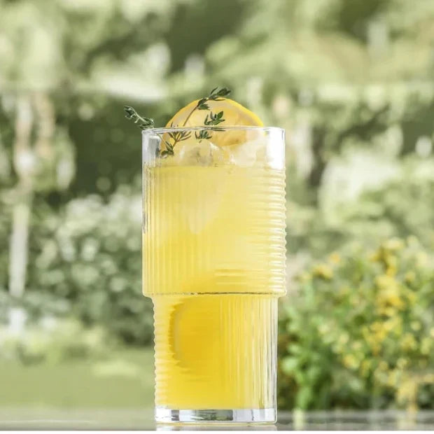 Stackable Long Drink Glasses 13.5oz - LAV HELEN - Set of 6