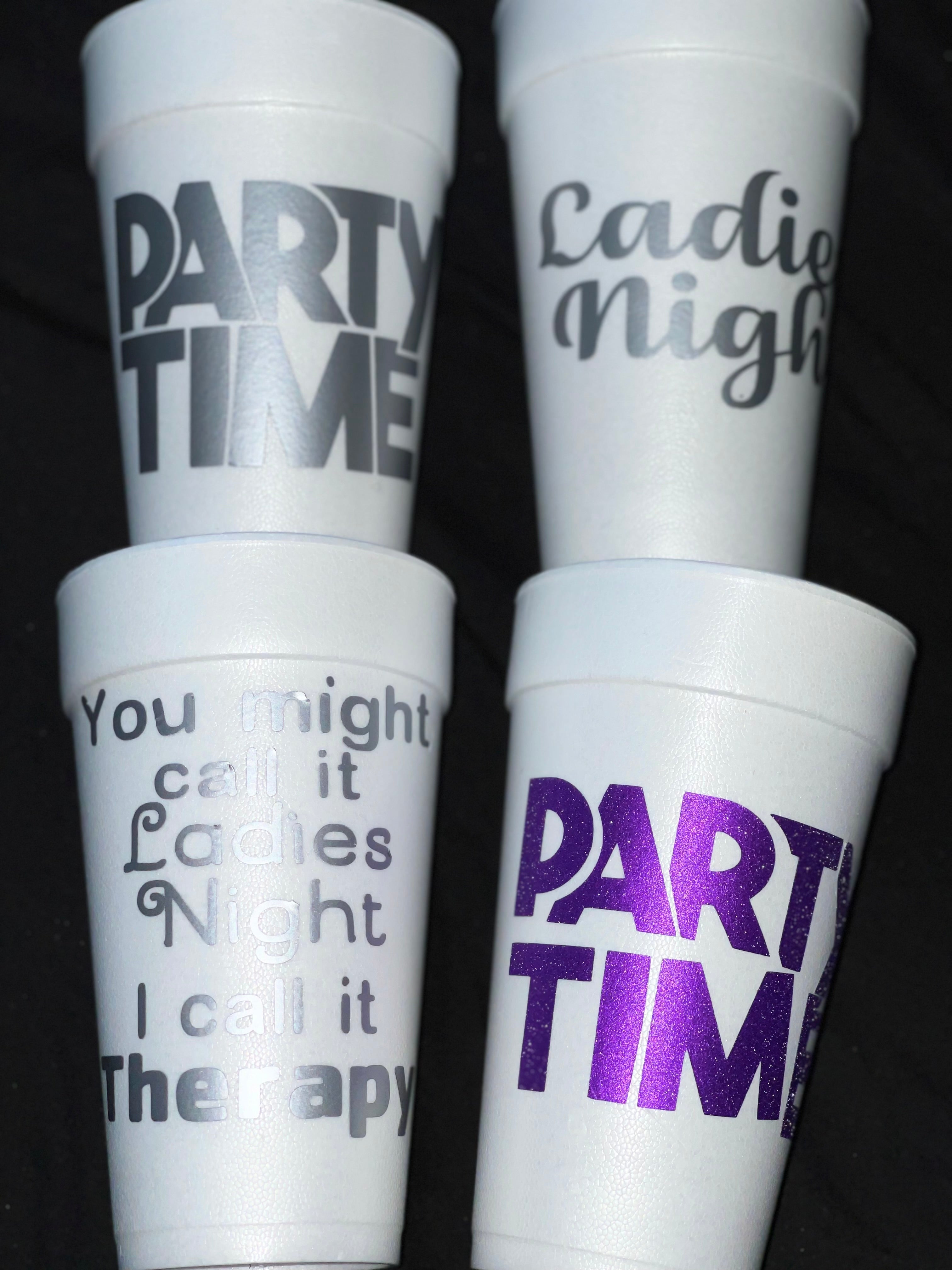 Custom Styrofoam Cups 20oz - Personalized Party Cups